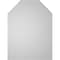 Ekena Millwork Octagonal Top Surface Mount PVC Gable Vent w/ 2"W x 2"P Brickmould Sill Frame, 24"W x 32"H GVPOT24X3203SN - alternate 2